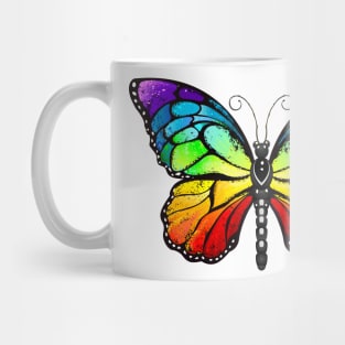 Rainbow monarch butterfly ( Butterflies ) Rainbow butterfly Mug